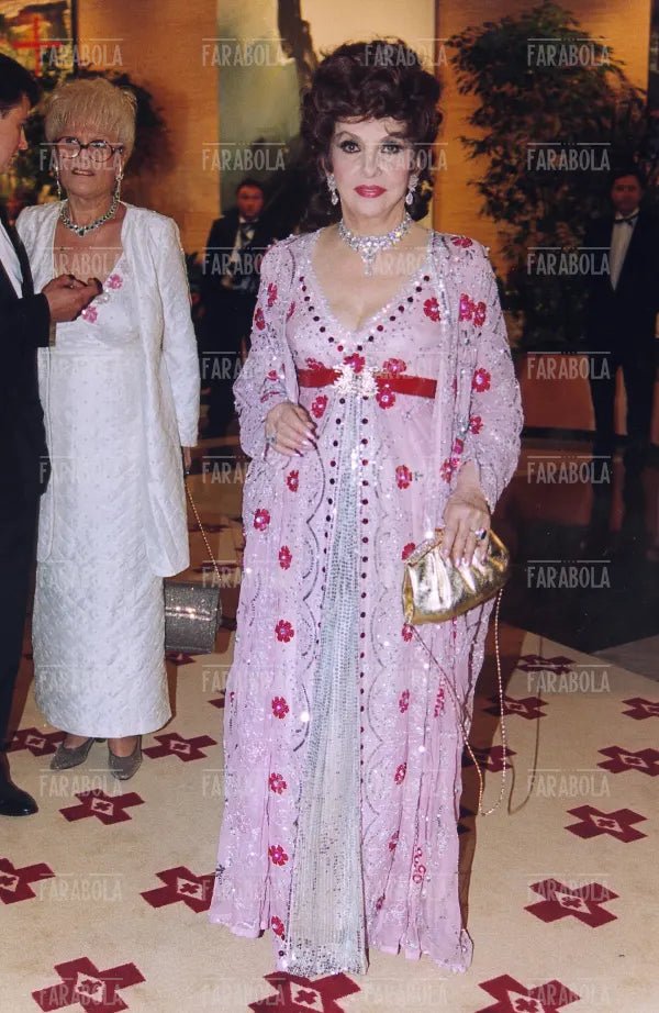Gina Lollobrigida, Galà della Croce Rossa Monegasca, Monte Carlo, 1998 - Farabola Immagine digitale