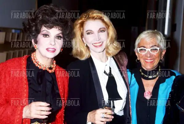Gina Lollobrigida, Mariangela Melato e Lina Wertmüller, anni 90 - Farabola Immagine digitale