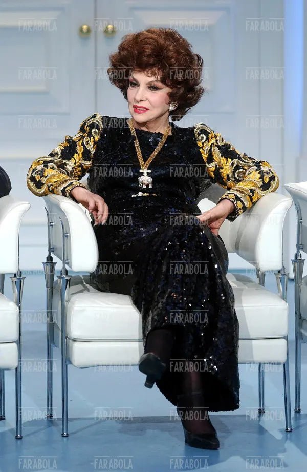 Gina Lollobrigida, Porta a porta, 2001 - Farabola Immagine digitale
