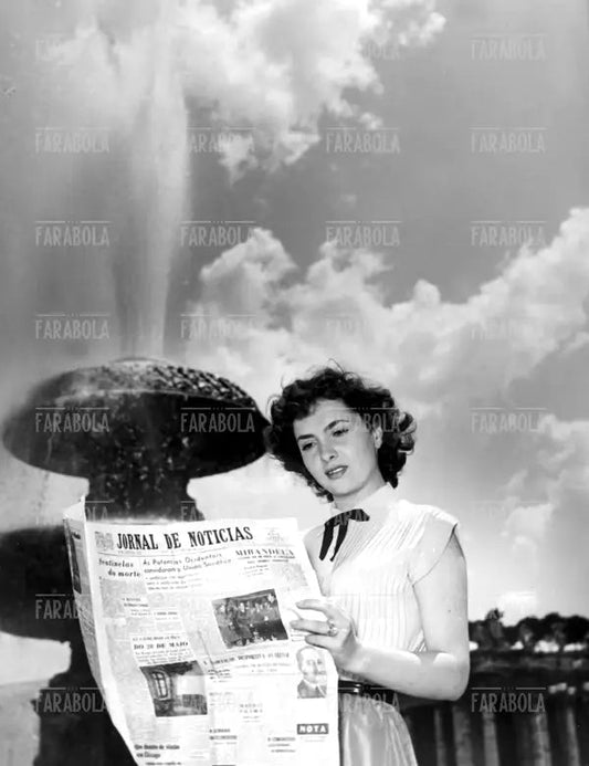 Gina Lollobrigida, Portogallo, 1952 - Farabola Immagine digitale