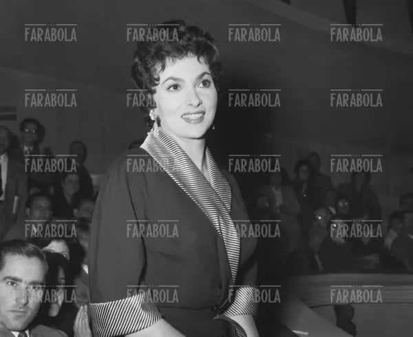 Gina Lollobrigida, Roma, 1954 - Farabola Immagine digitale