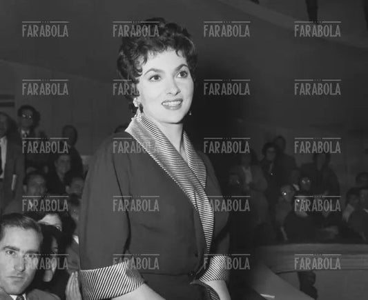 Gina Lollobrigida, Roma, 1954 - Farabola Immagine digitale