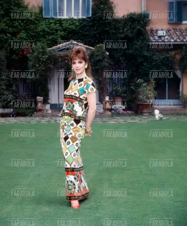 Gina Lollobrigida, Roma, 1967 - Farabola Immagine digitale