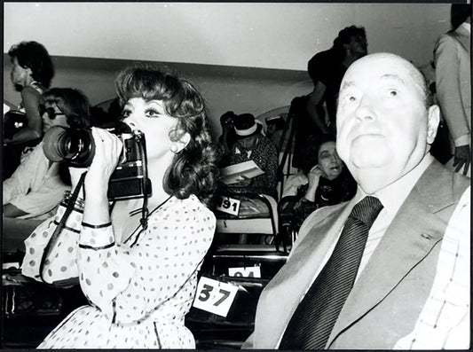 Gina Lollobrigida Sfilata Cardin 1978 Ft 36887 - Stampa 24x18 cm - Farabola Stampa ai sali d'argento