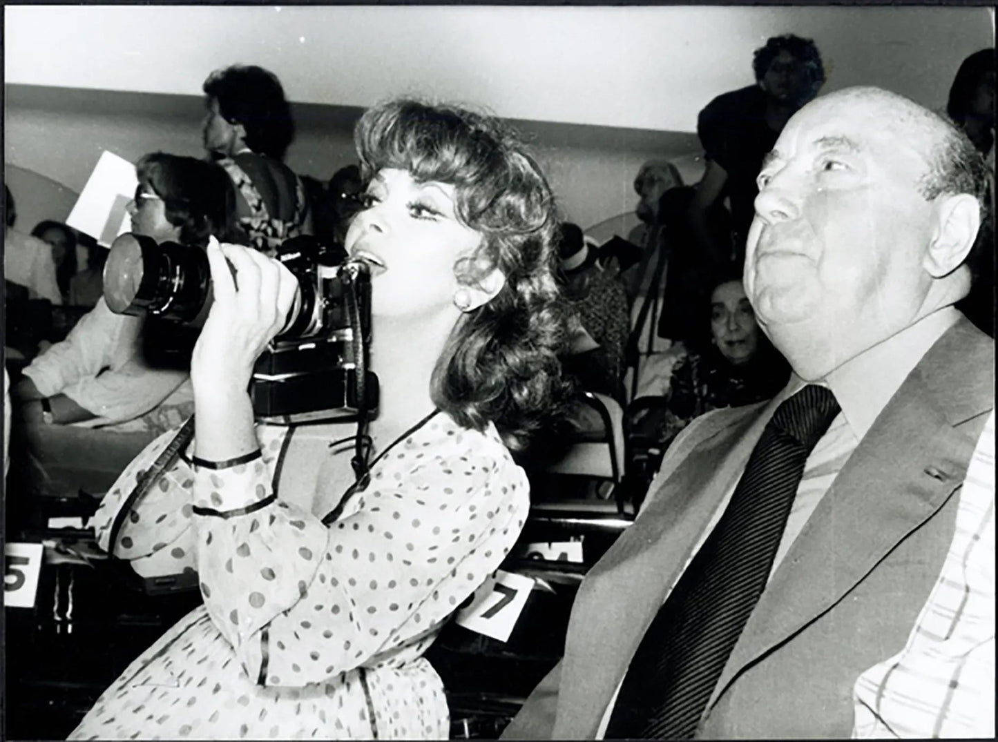 Gina Lollobrigida Sfilata Cardin 1978 Ft 36888 - Stampa 24x18 cm - Farabola Stampa ai sali d'argento
