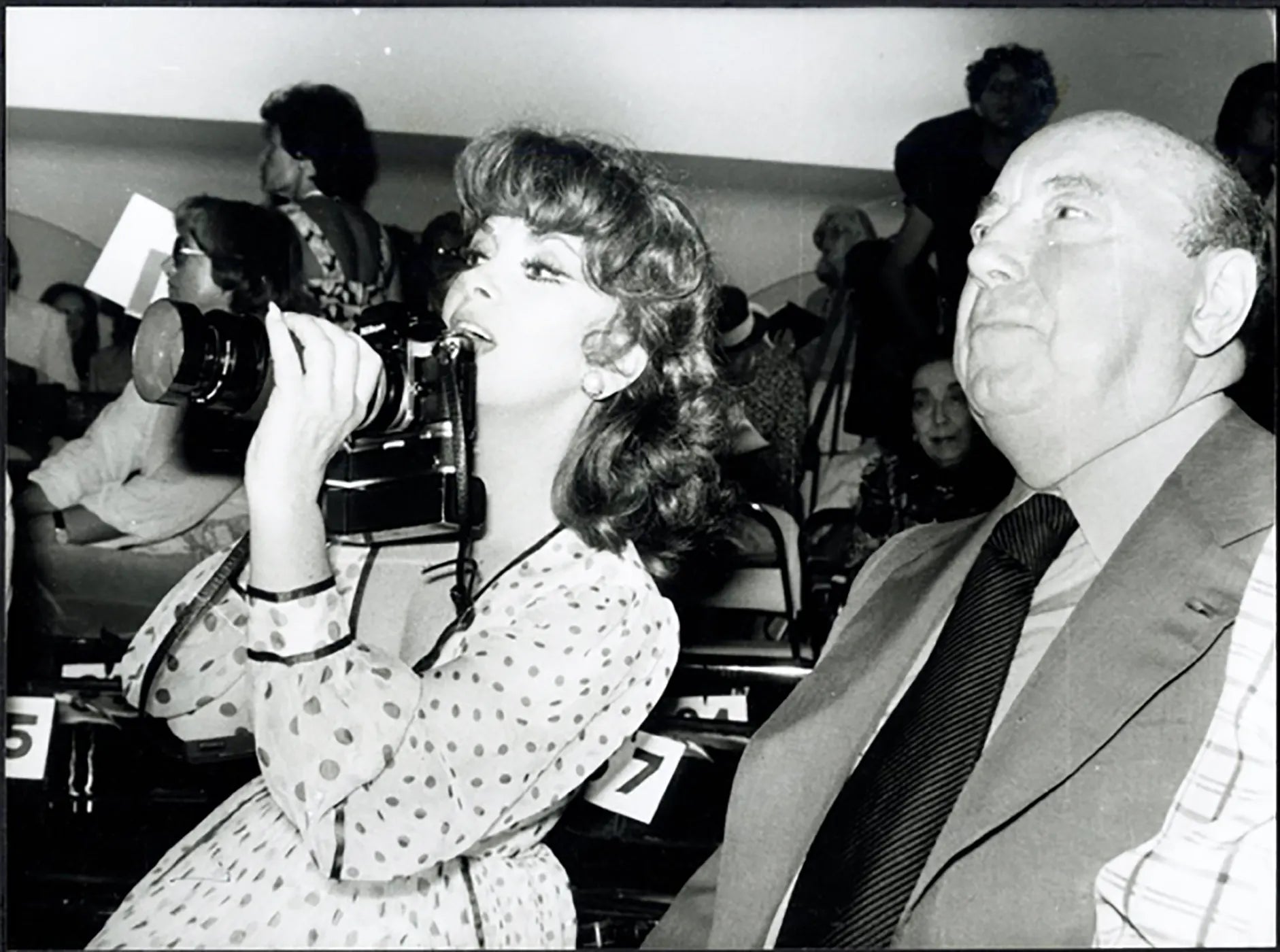 Gina Lollobrigida Sfilata Cardin 1978 Ft 36888 - Stampa 24x18 cm - Farabola Stampa ai sali d'argento