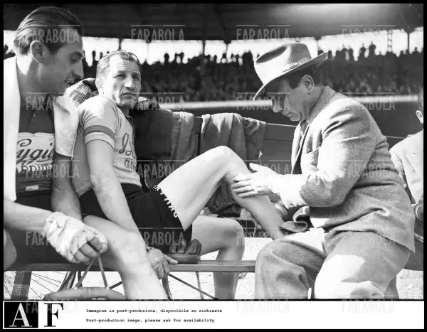 Gino Bartali al Velodromo Vigorelli, 1949 - Farabola Immagine digitale