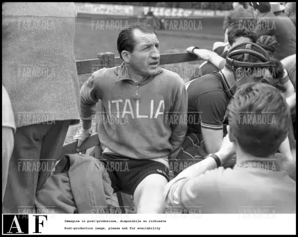 Gino Bartali al Velodromo Vigorelli, 1951 - Farabola Immagine digitale