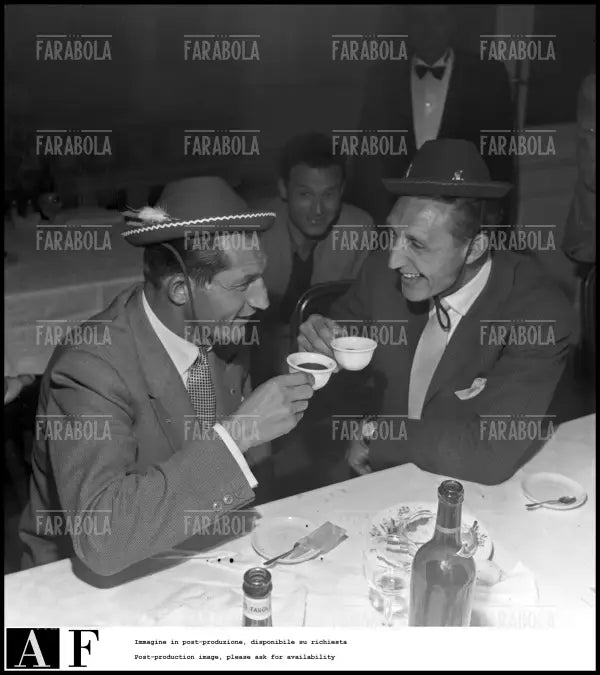 Gino Bartali e Luigi Casola, 1952 - Farabola Immagine digitale