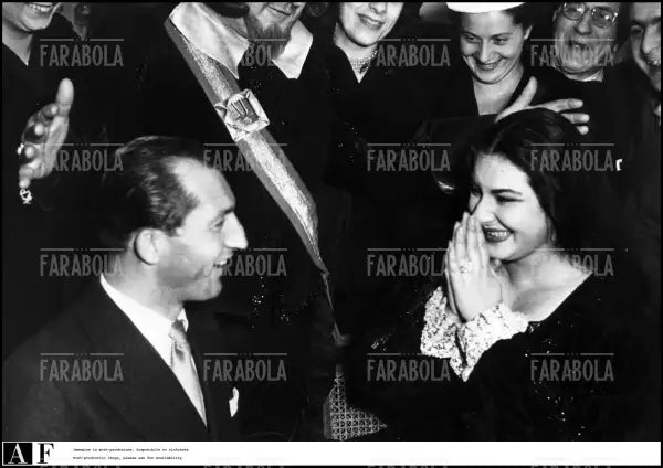 Gino Bartali e Maria Callas, 1949 - Farabola Immagine digitale