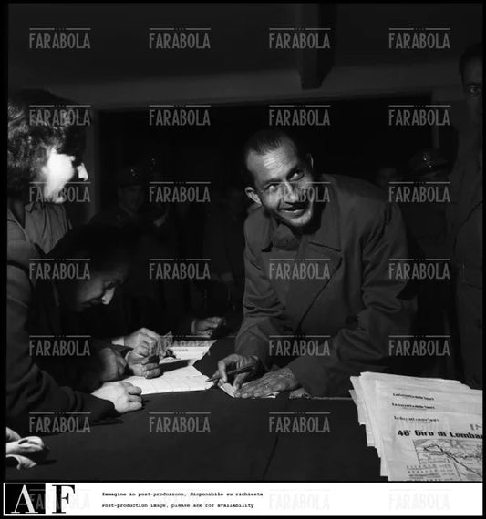 Gino Bartali, Giro di Lombardia, 1952 - Farabola Immagine digitale