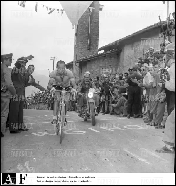 Gino Bartali, Giro d'Italia, 1954 - Farabola Immagine digitale