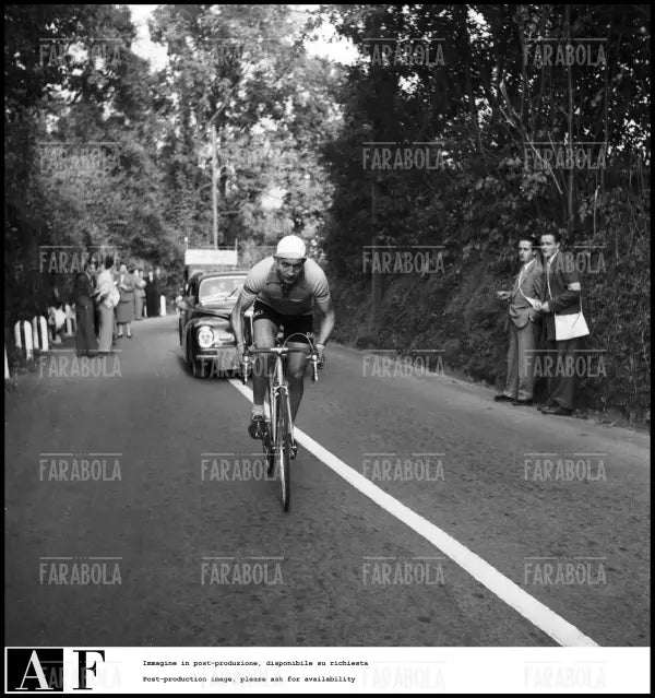 Gino Bartali, Gran Premio di Lugano, 1951 - Farabola Immagine digitale