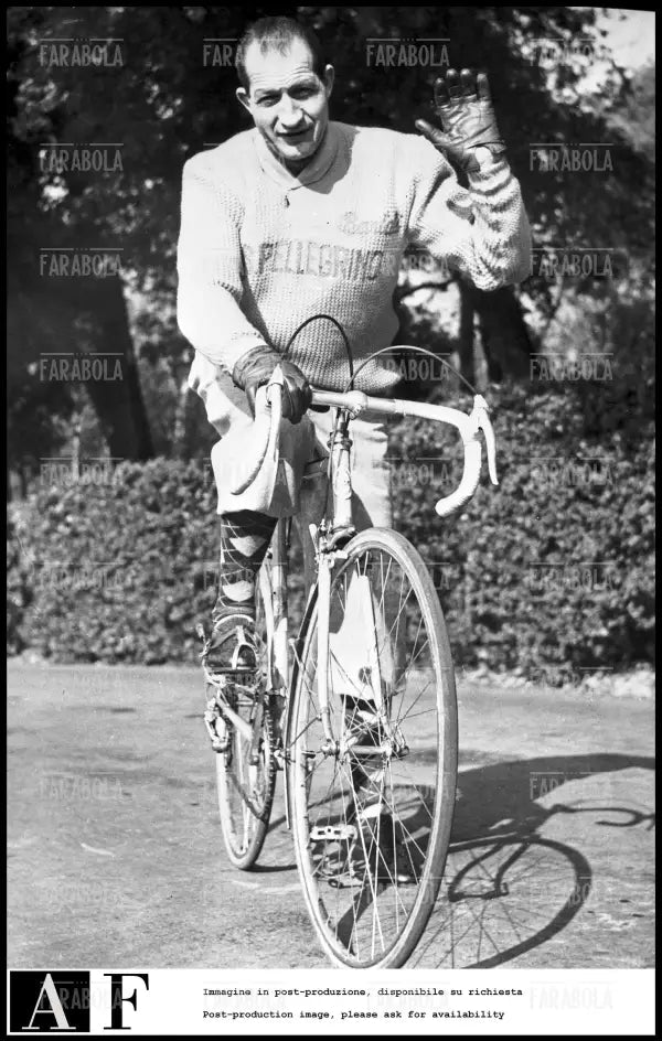 Gino Bartali si allena, 1958 - Farabola Immagine digitale