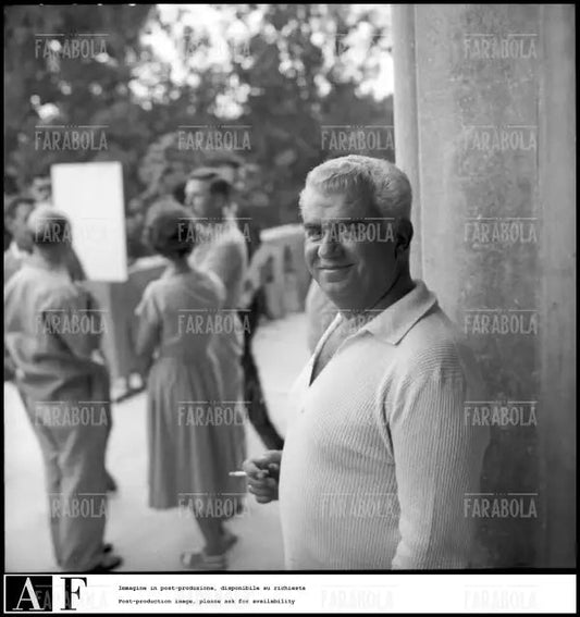 Gino Cervi, Festival di Venezia, 1959 - Farabola Immagine digitale