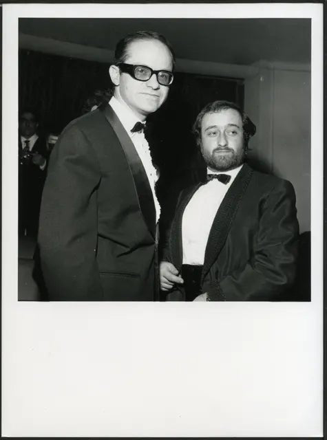 Gino Paoli e Lucio Dalla Sanremo 1966 Ft 35807 - Stampa 24x18 cm - Farabola Stampa ai sali d'argento (anni 90)