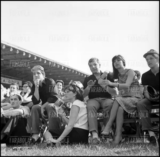 Gino Santercole e Claudia Mori al concerto dei Beatles, Milano, 1965 - Farabola Immagine digitale