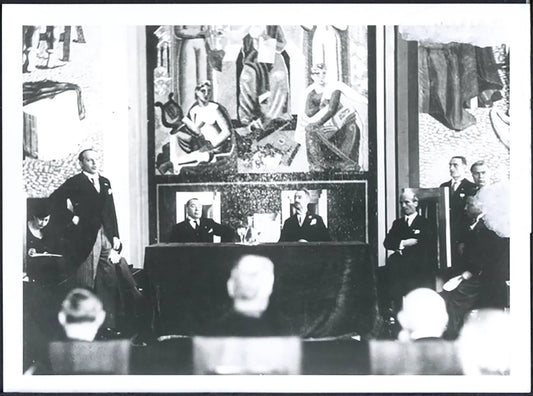 Gio' Ponti alla Triennale 1936 Ft 5125 - Stampa 24x18 cm - Farabola Stampa ai sali d'argento (anni 90)