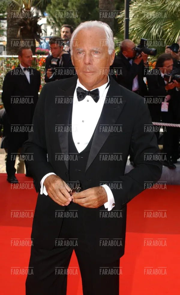Giorgio Armani, Festival di Cannes, 2002 - Farabola Immagine digitale