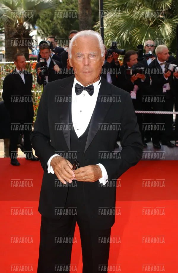 Giorgio Armani, Festival di Cannes, 2002 - Farabola Immagine digitale