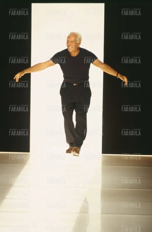 Giorgio Armani, Milano, 1995 - Farabola Immagine digitale