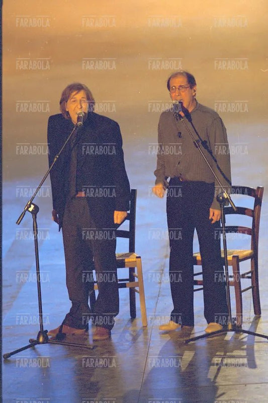 Giorgio Gaber e Adriano Celentano, 125 Milioni di Caz....te, 2001 - Farabola Immagine digitale