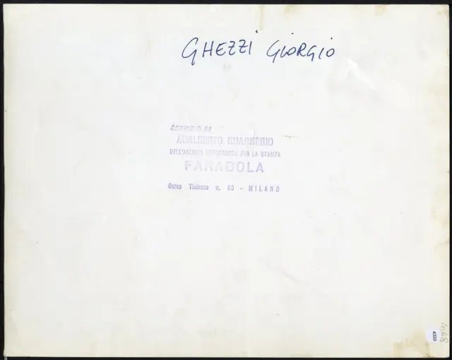 Giorgio Ghezzi al mare anni 50 Ft 4333 - Stampa 21x27 cm - Farabola Stampa ai sali d'argento