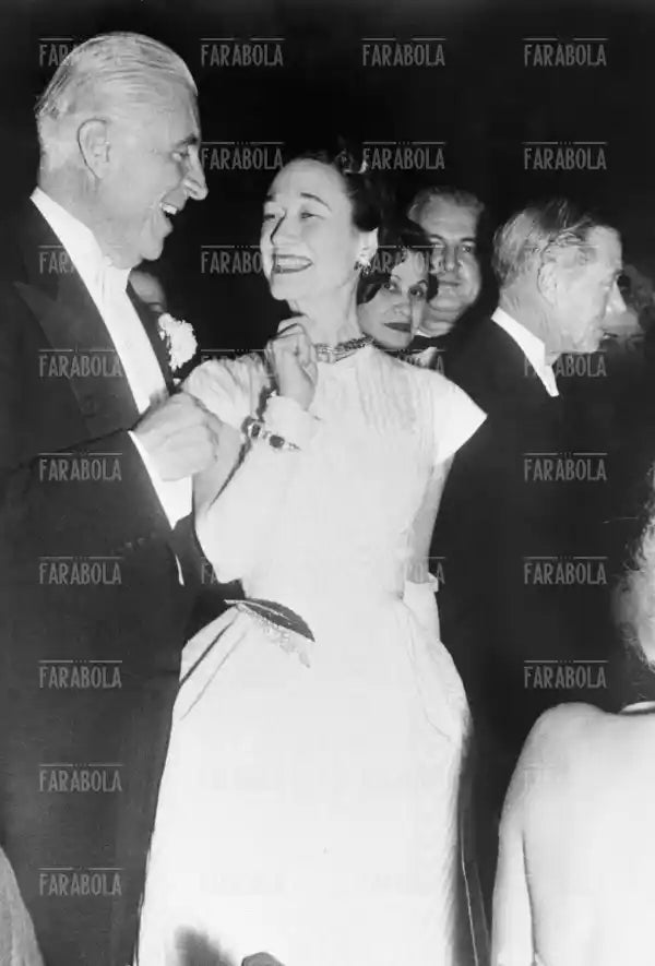 Giovanni Buitoni e i Duchi di Windsor Wallis Simpson ed Edoardo, New York, 1953 - Farabola Immagine digitale