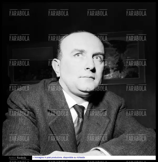 Giovanni Testori, Convegno degli Scrittori, Milano, 1962 - Farabola Immagine digitale