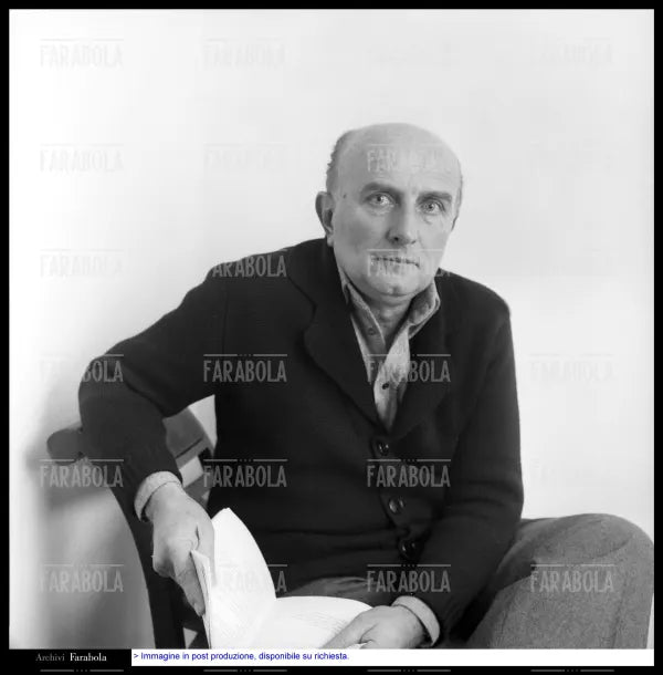 Giovanni Testori, lettura di Conversazione con la morte, Milano, 1978 - Farabola Immagine digitale