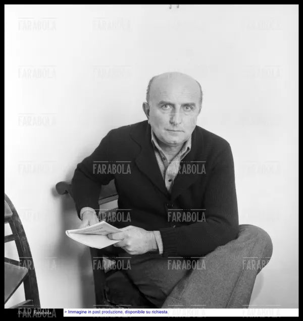 Giovanni Testori, lettura di Conversazione con la morte, Milano, 1978 - Farabola Immagine digitale