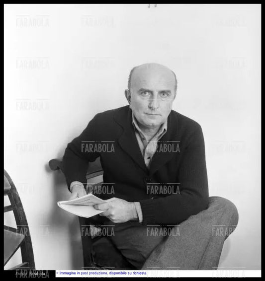 Giovanni Testori, lettura di Conversazione con la morte, Milano, 1978 - Farabola Immagine digitale