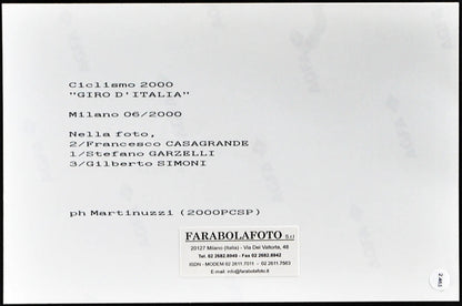 Giro d'Italia 2000 Stefano Garzelli Ft 2465 - Stampa 23x15 cm - Farabola Stampa digitale