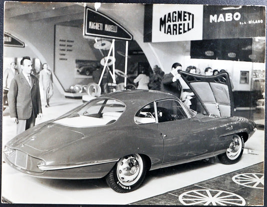 Giulietta S.S. Salone Auto 1957 Ft 35321 - Stampa 21x27 cm - Farabola Stampa ai sali d'argento