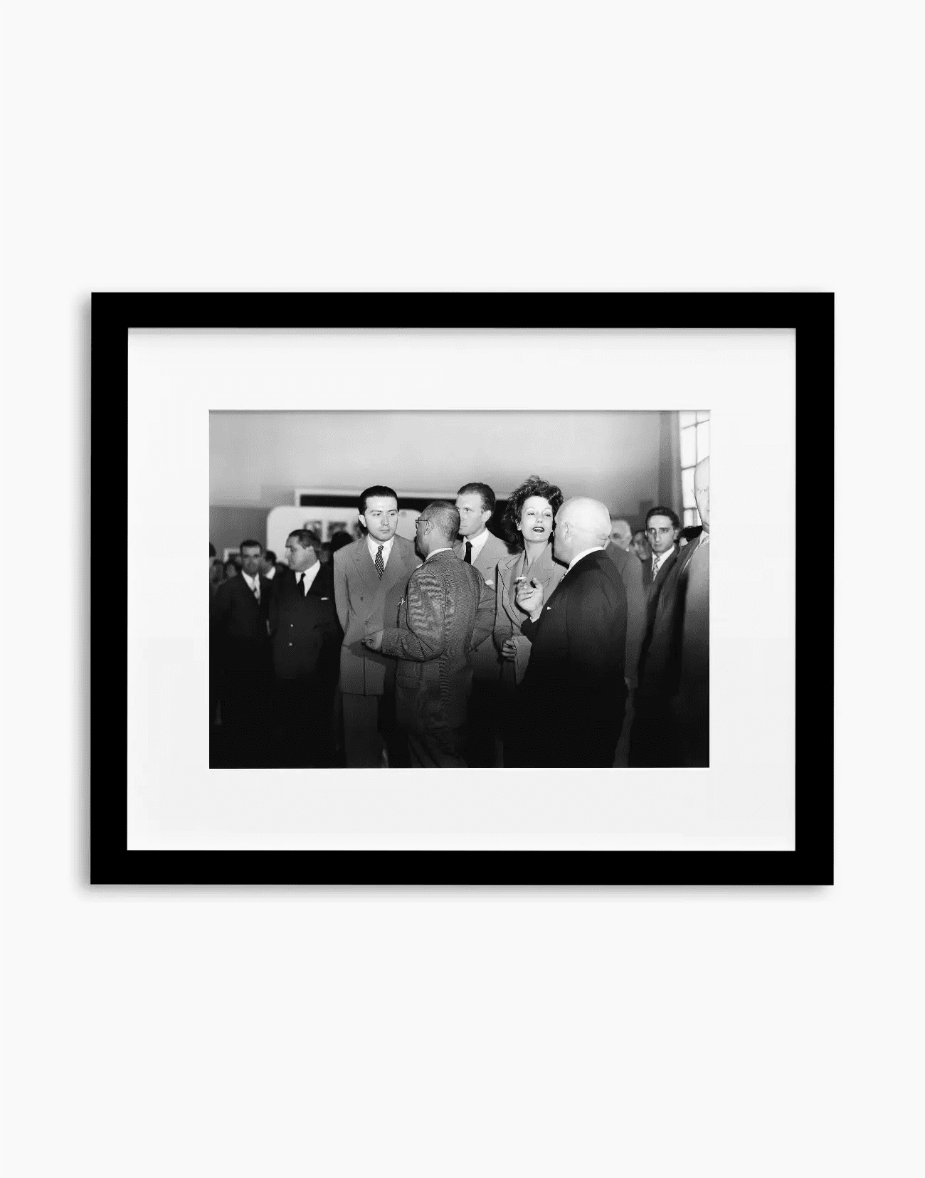 Giulio Andreotti a Cinecittà, Roma 1948 - Farabola WhiteWall App Product