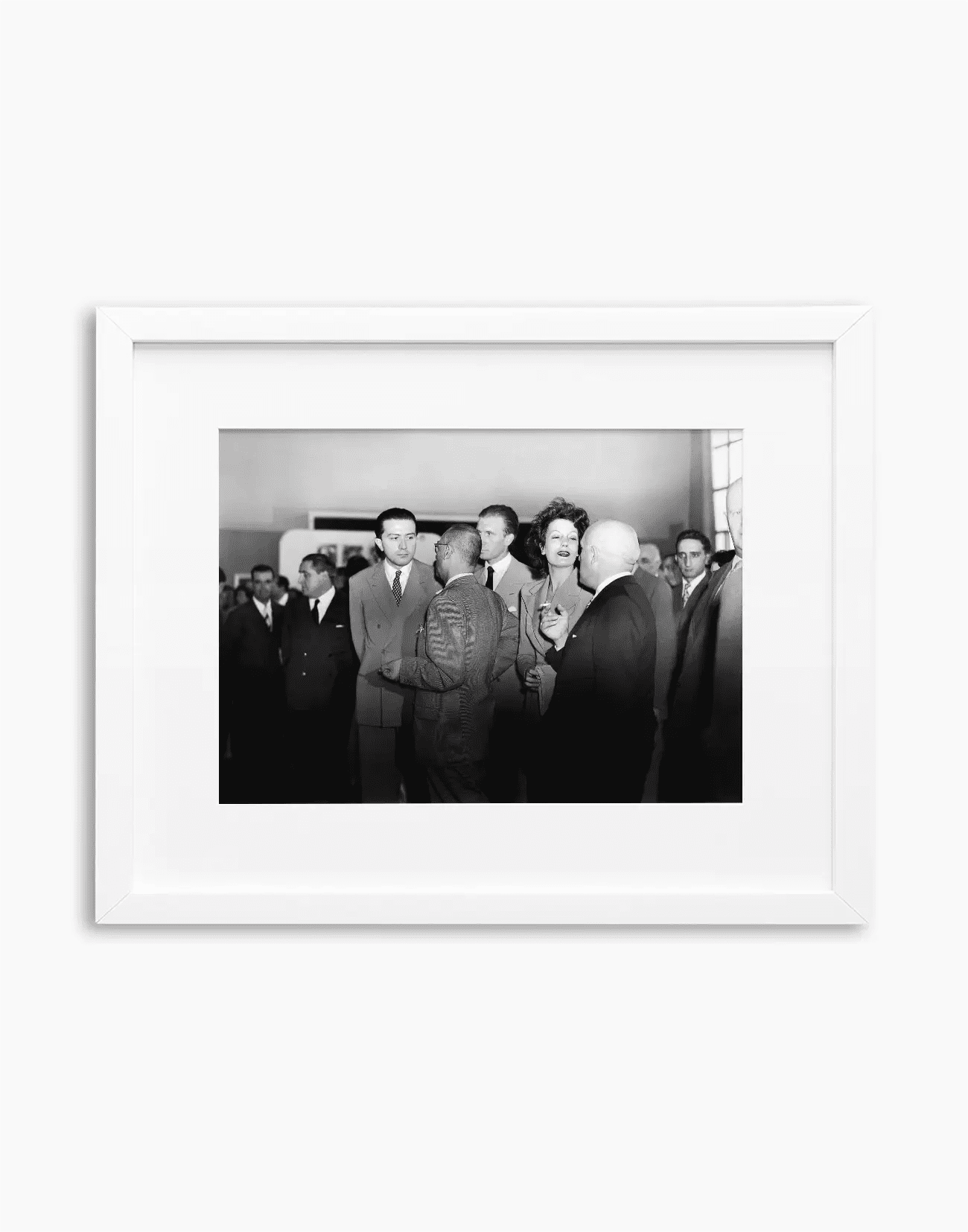 Giulio Andreotti a Cinecittà, Roma 1948 - Farabola WhiteWall App Product