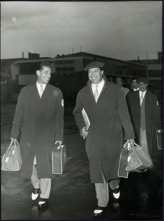 Giulio Onesti Olimpiadi Melbourne 1956 Ft 5384 - Stampa 24x18 cm - Farabola Stampa ai sali d'argento