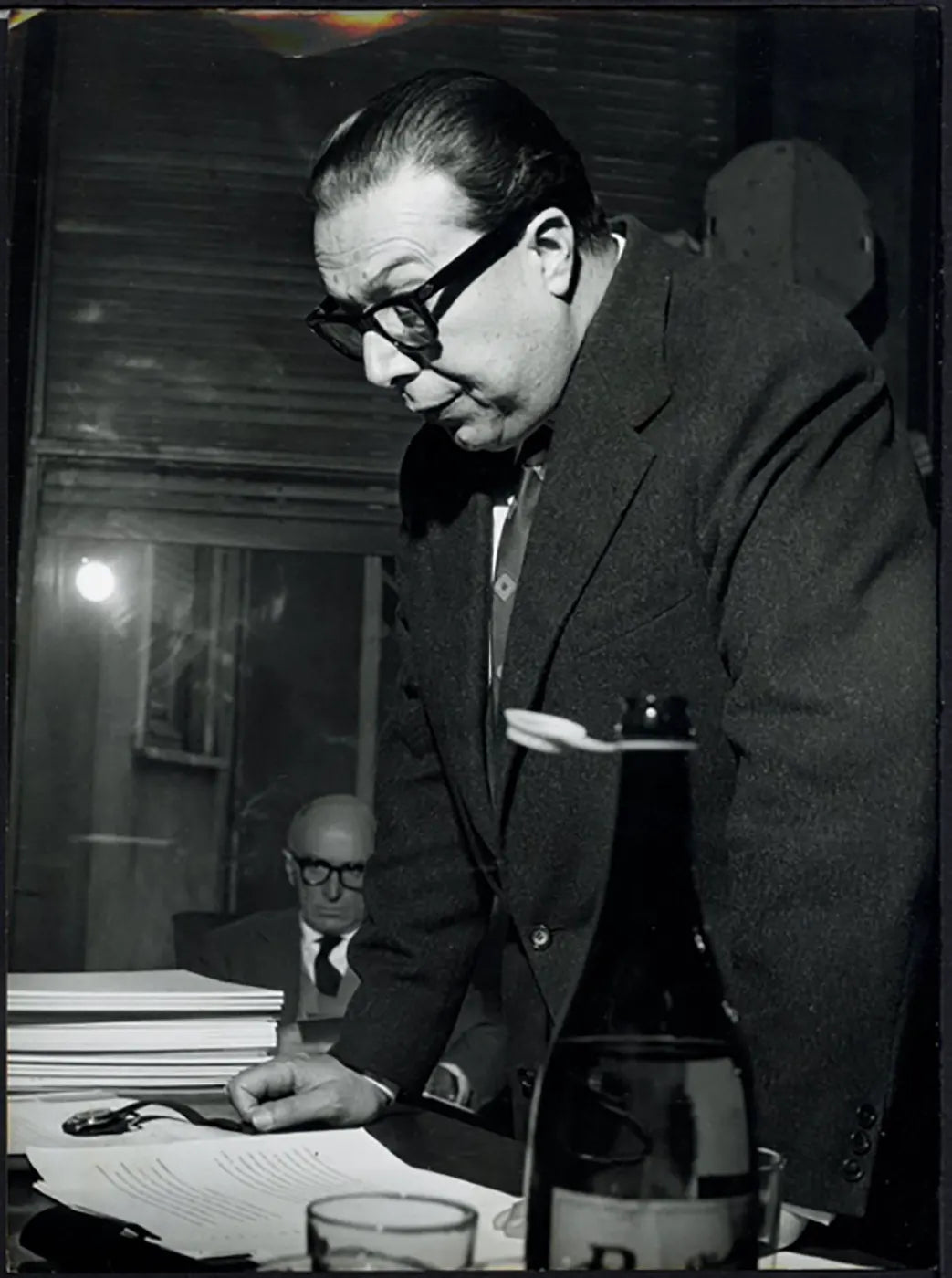 Giulio Onesti Olimpiadi Roma 1960 Ft 5385 - Stampa 24x18 cm - Farabola Stampa ai sali d'argento