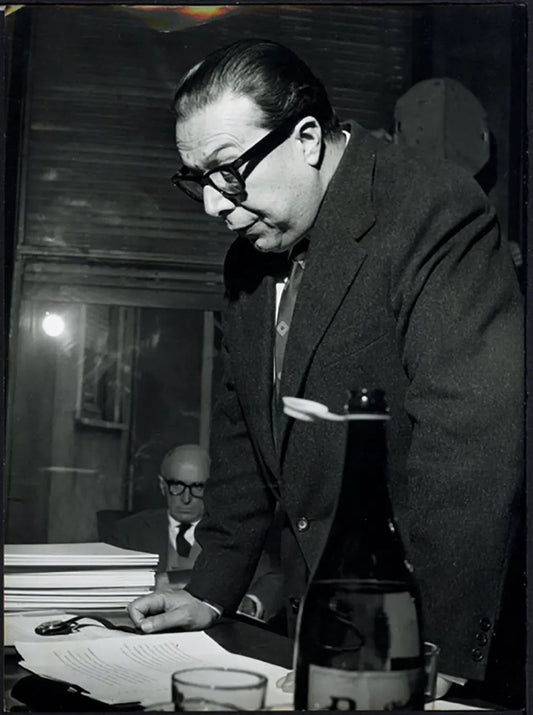 Giulio Onesti Olimpiadi Roma 1960 Ft 5385 - Stampa 24x18 cm - Farabola Stampa ai sali d'argento