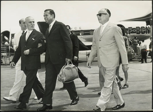 Giulio Onesti presidente Coni 1955 Ft 5459 - Stampa 13x18 cm - Farabola Stampa ai sali d'argento