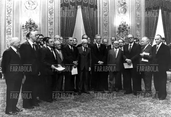 Giuramento al Quirinale del Governo Cossiga, Roma, 1978 - Farabola Immagine digitale