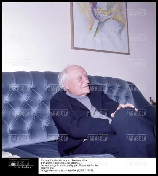 Giuseppe Ungaretti, anni 60 - Farabola Immagine digitale
