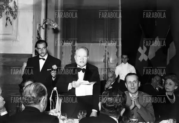 Giuseppe Ungaretti, Gran Premio Saint - Vincent per la Letteratura, 1949 - Farabola Immagine digitale