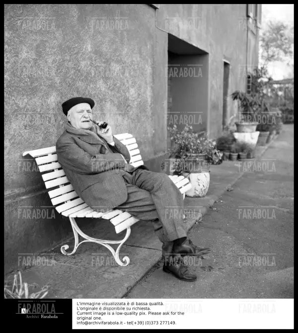 Giuseppe Ungaretti, Roma, 1960 - Farabola Immagine digitale