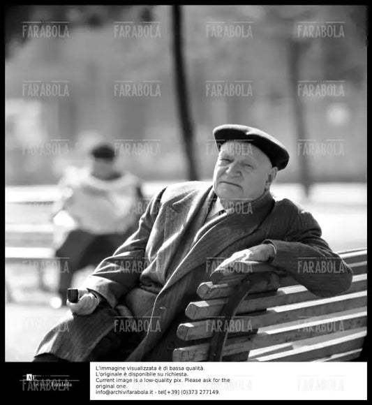 Giuseppe Ungaretti, Roma, 1960 - Farabola Immagine digitale