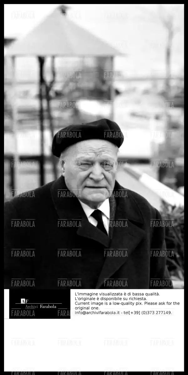 Giuseppe Ungaretti, Roma, 1963 - Farabola Immagine digitale
