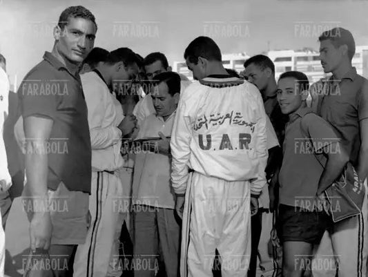 Gli atleti della Repubblica Araba Unita, Olimpiadi di Roma, 1960 - Farabola Immagine digitale
