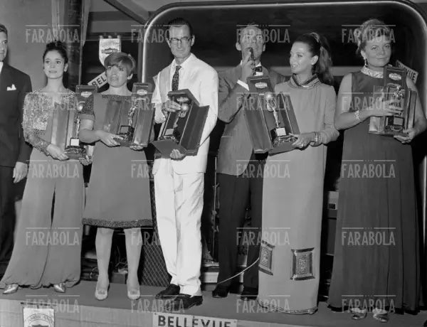 Gli ospiti del concorso Lady Italia, Cortina d'Ampezzo, 1967 - Farabola Immagine digitale