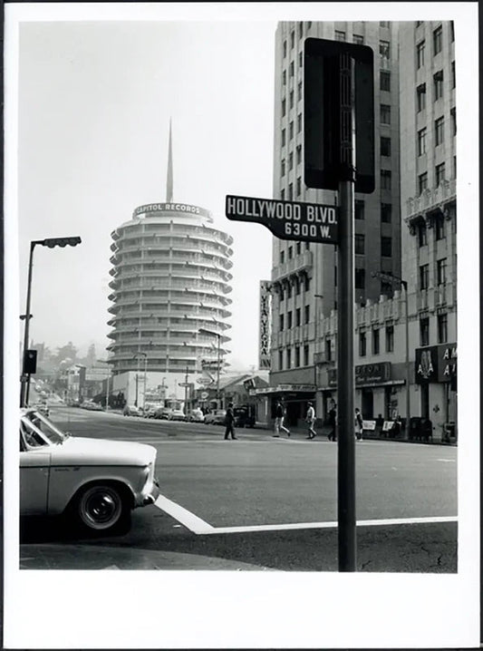 Grattacielo della Capitol Record Hollywood anni 60 Ft 37673 - Stampa 24x18 cm - Farabola Stampa ai sali d'argento