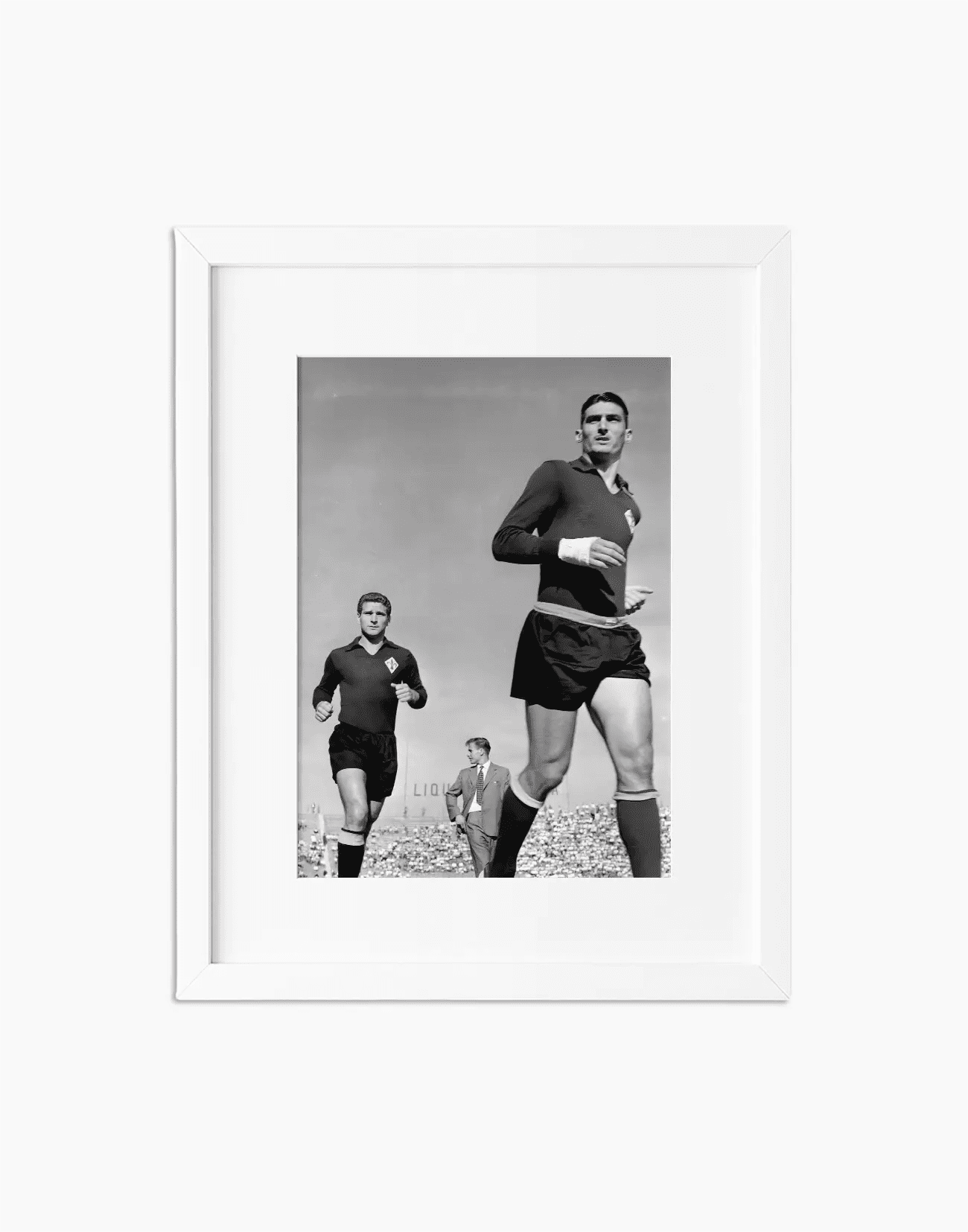 Gratton e Julinho, Fiorentina, 1956 - Farabola WhiteWall App Product